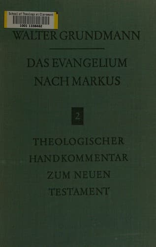 Das Evangelium nach Markus