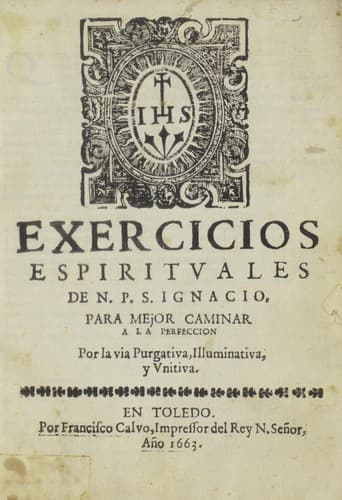 Exercicios espirituales de N.P.S. Ignacio