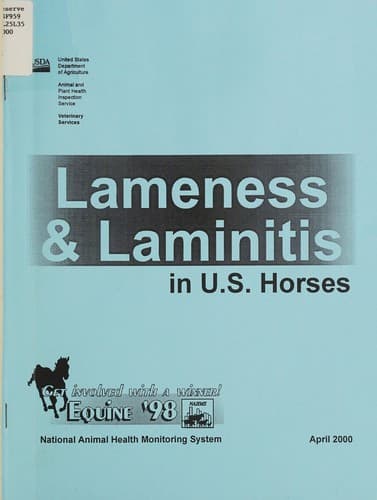 Lameness & laminitis in U.S. horses