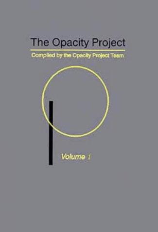 The Opacity Project, Vol. 1 (Opacity Project)