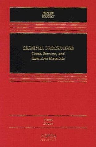 Criminal procedures