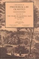 The Papers of Frederick Law Olmsted