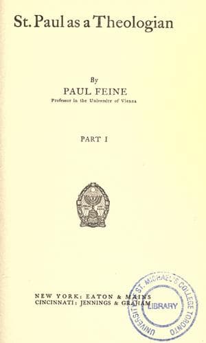 Paulus als Theologe.