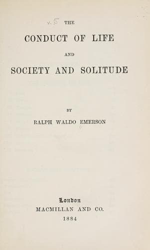 The works of Ralph Waldo Emerson