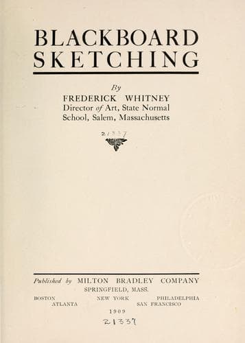 Blackboard sketching
