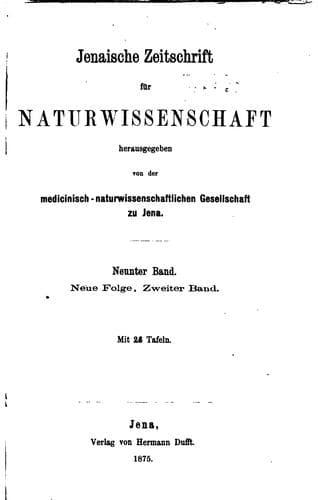 Jenaische Zeitschrift für Naturwissenschaft