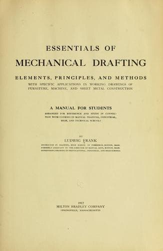 Essentials of mechanical drafting