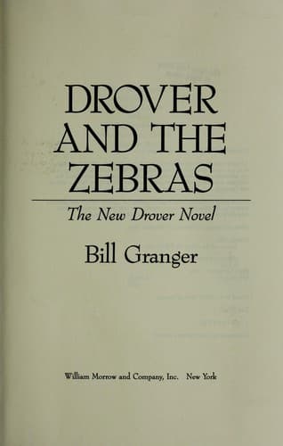 Drover and the zebras