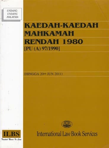 Kaedah-Kaedah Mahkamah Rendah 1980