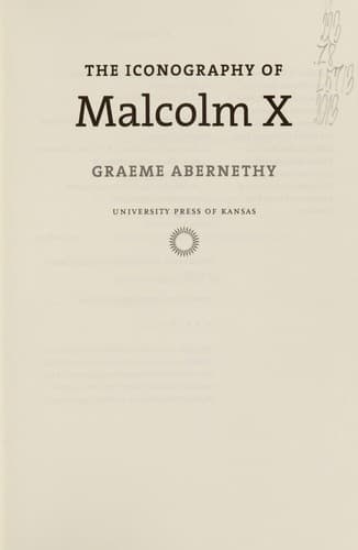 The iconography of Malcolm X