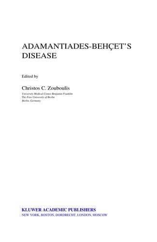 Adamantiades-Behçet's disease