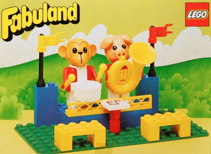 3631-1 The Fabuland Big Band Peter Pig and Gabriel Gorilla