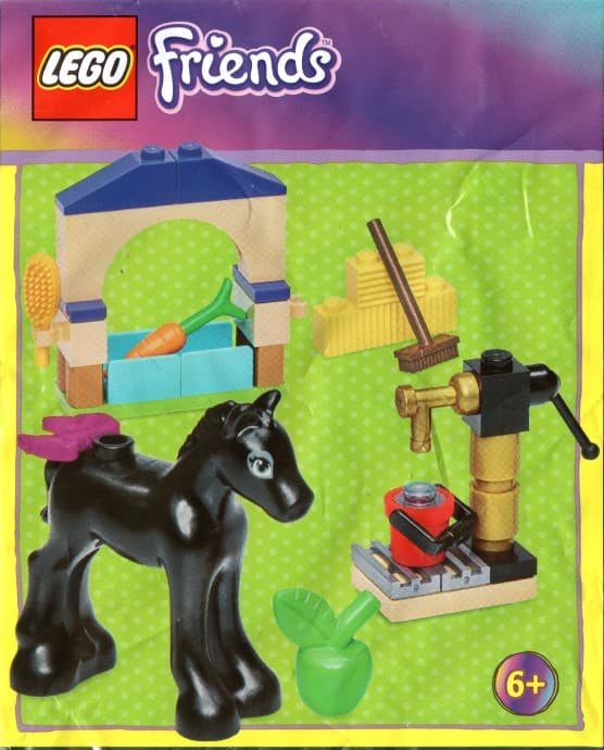 472201-1 Cute Foal with Food and Water Pump