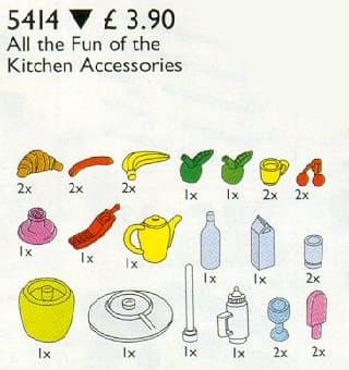 5414-1 LEGO Scala Crazy Cooking