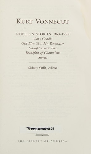 Novels & stories, 1963-1973