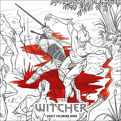 Witcher Adult Coloring Book, CD Projekt Red, 2017, Dark Horse Books