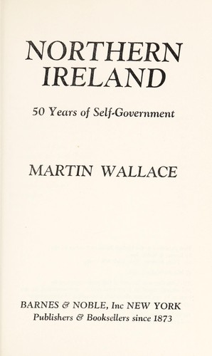 Northern Ireland: 50 years of self-government