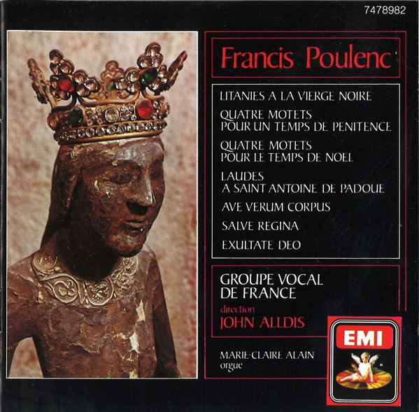 Chœurs A Cappella, Francis Poulenc, Groupe Vocal De France, John Alldis, Marie-Claire Alain