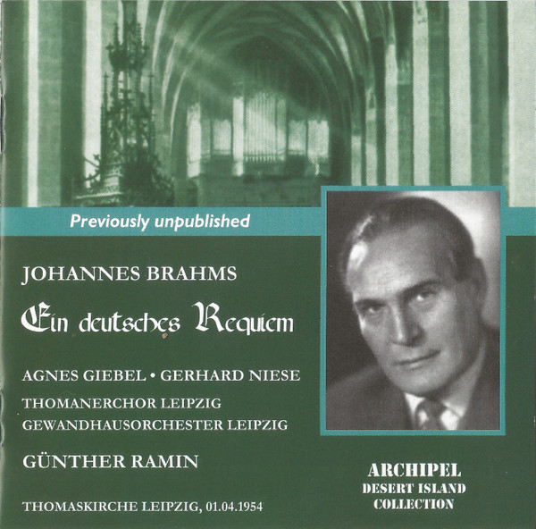 Ein Deutsches Requiem (Thomaskirche Leipzig, 01.04.1954)