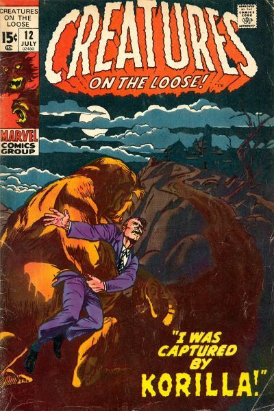 Creatures on the Loose #12, marvel, 1971