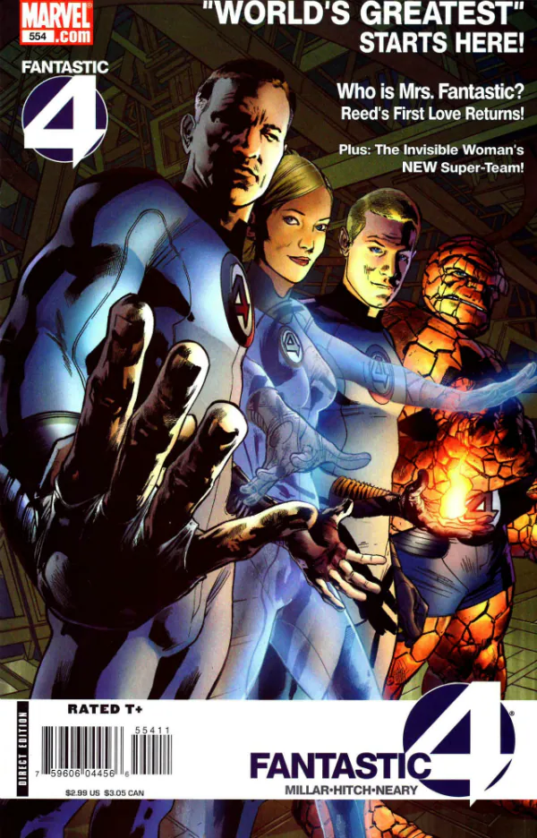 Fantastic Four #554, marvel, 2008
