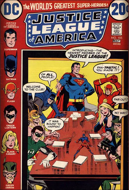 Justice League of America #105, dc, 1973