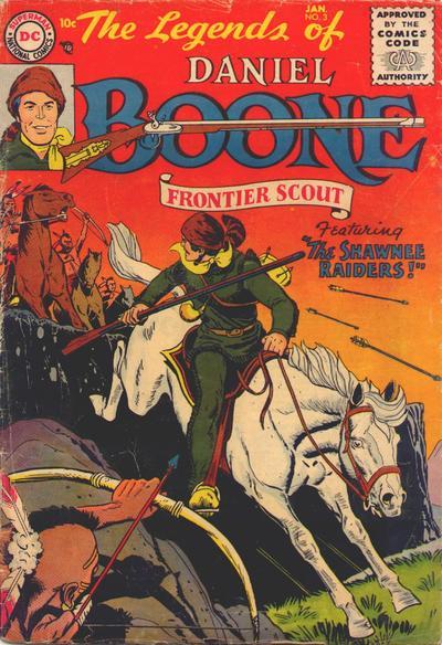 The Legends of Daniel Boone #3, dc, 1956