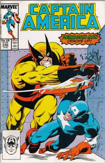 Captain America #330, marvel, 1987