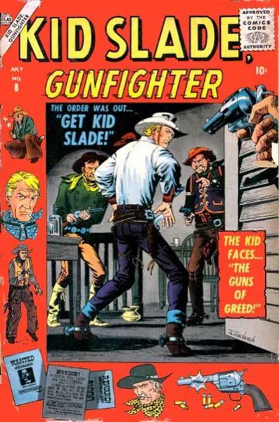 Kid Slade, Gunfighter #8, marvel, 1957