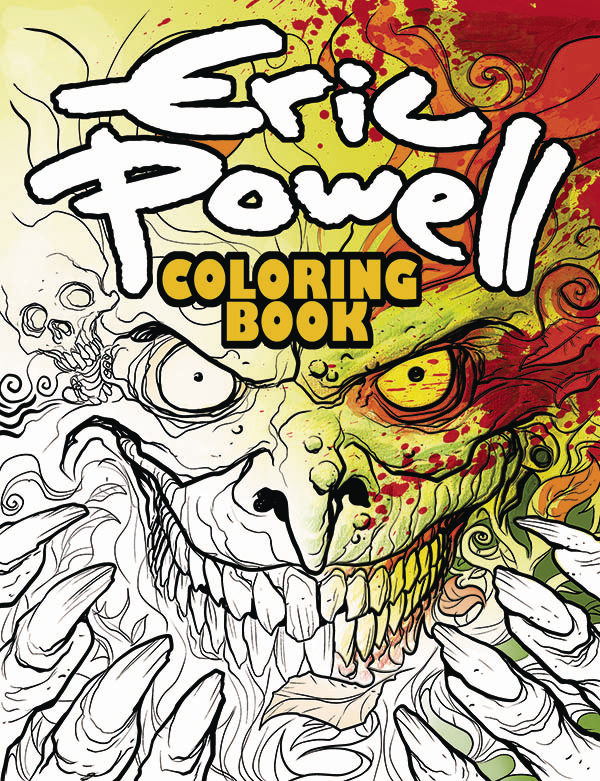 Eric Powell Coloring Book #1, Exploding Albatross Funnybooks, 2016