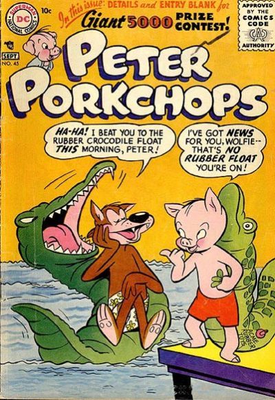 Peter Porkchops #45, dc, 1956