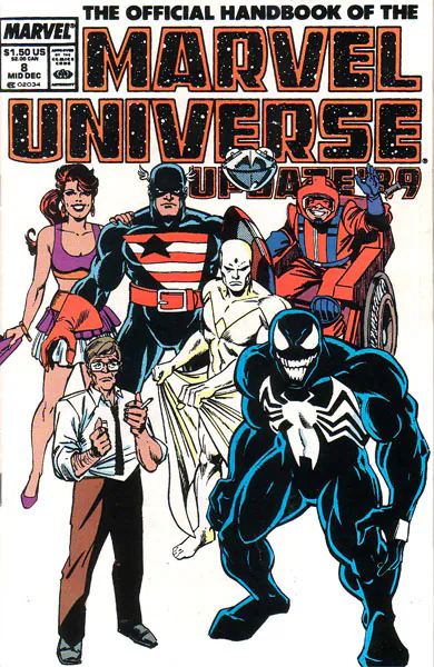 The Official Handbook of the Marvel Universe #8, 1989