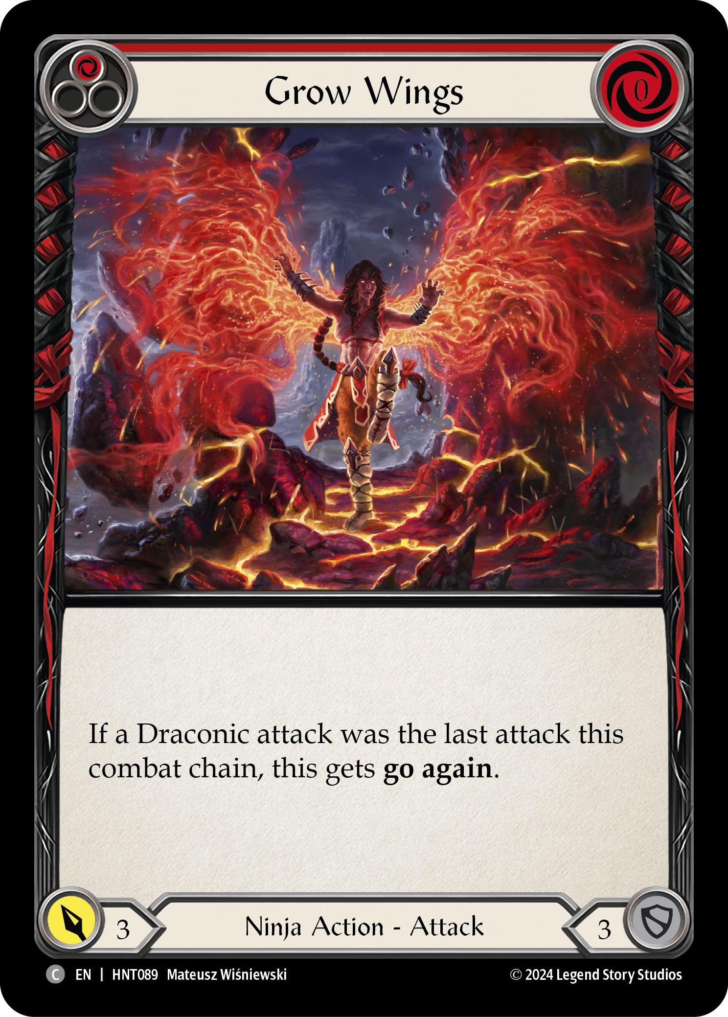 Grow Wings, The Hunted HNT089, common