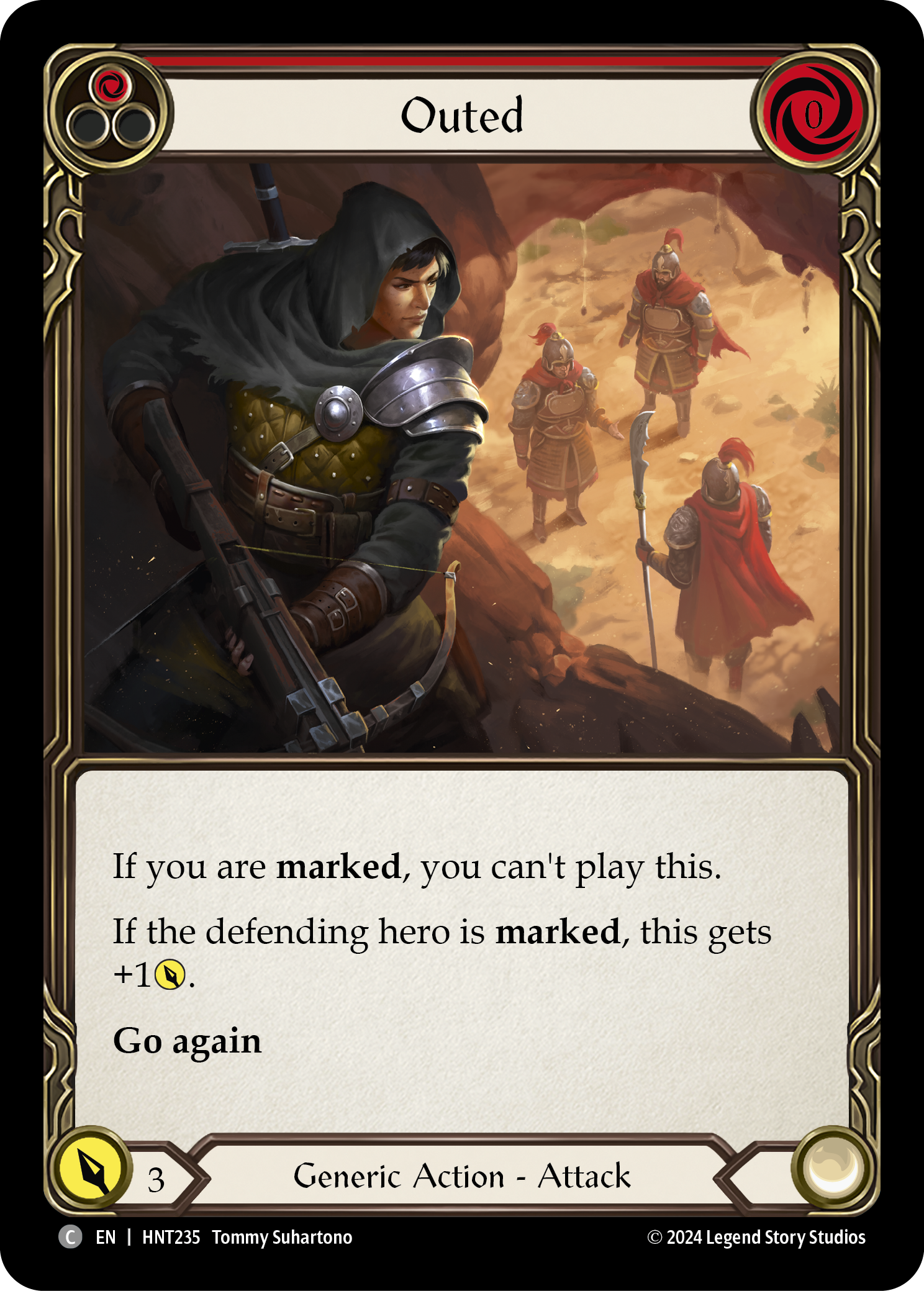 Outed, The Hunted HNT235, common