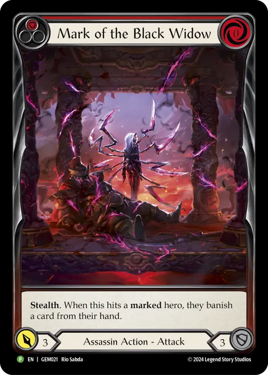 Mark of the Black Widow, GEM Pack Promos GEM021, promo