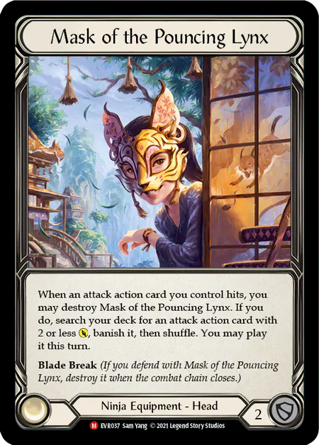 Mask of the Pouncing Lynx, Everfest EVR037, majestic