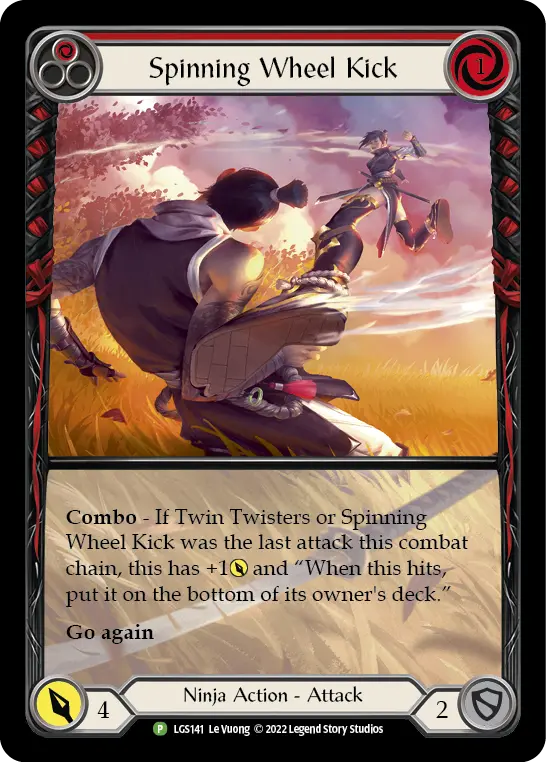 Spinning Wheel Kick, Local Game Store Promos LGS141, promo