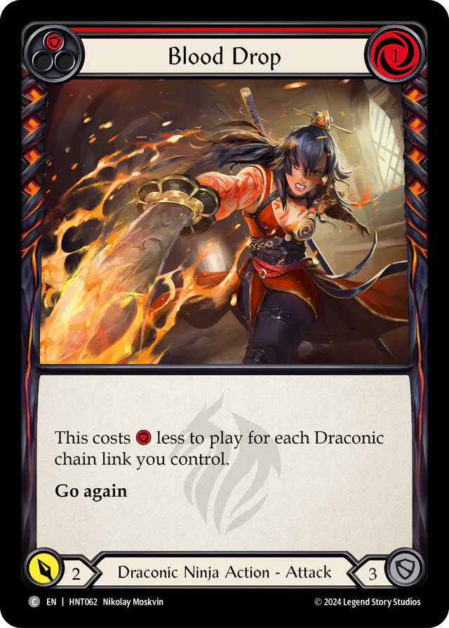 Blood Drop, The Hunted HNT062, common