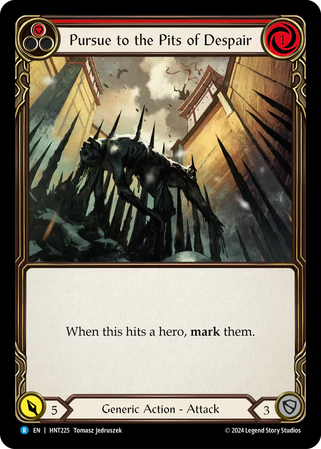 Pursue to the Pits of Despair, The Hunted HNT225, rare