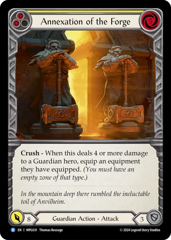 Annexation of the Forge, Mastery Pack Guardian MPG031, rare