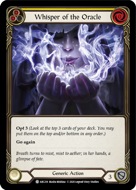 Whisper of the Oracle, Arcane Rising ARC216, common