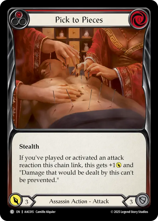 Pick to Pieces, Armory Deck - Arakni AAC015, common