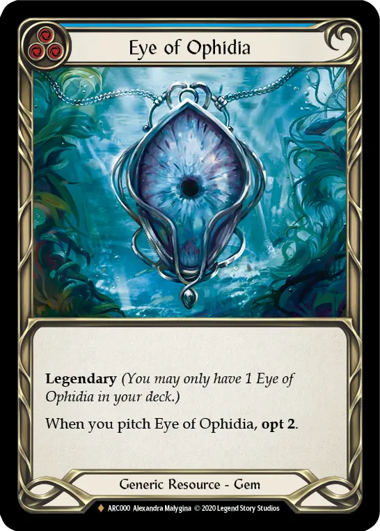 Eye of Ophidia, Arcane Rising ARC000, fabled