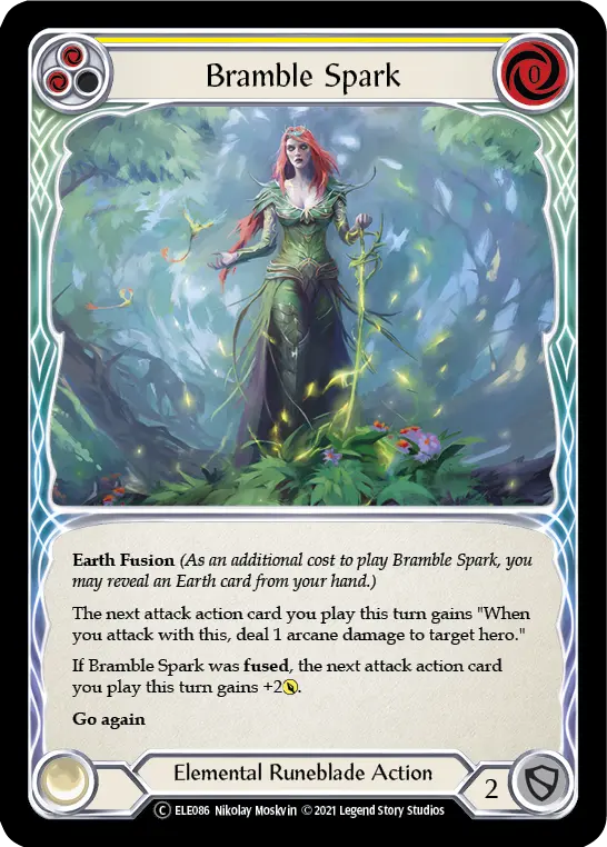 Bramble Spark, Tales of Aria ELE086, common