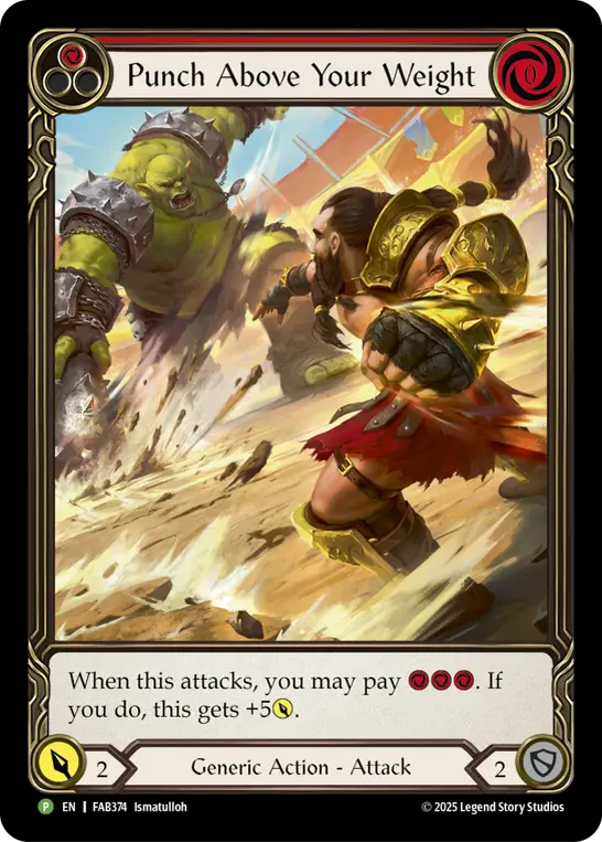 Punch Above Your Weight, Promos FAB374, promo