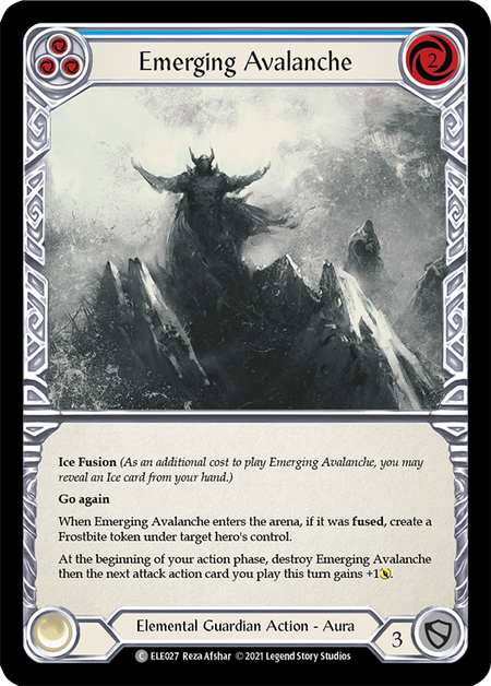 Emerging Avalanche, Tales of Aria ELE027, common