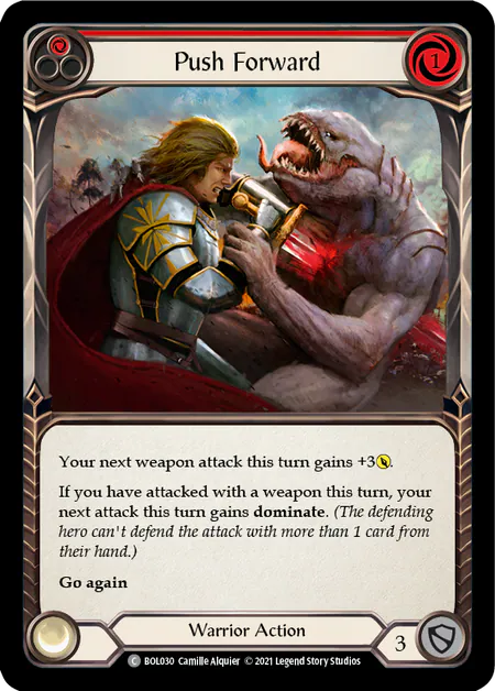 Push Forward, Boltyn Blitz Deck BOL030, common