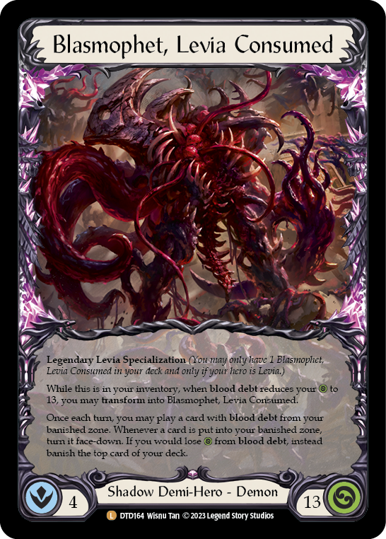Blasmophet, Levia Consumed, Dusk till Dawn DTD164, legendary