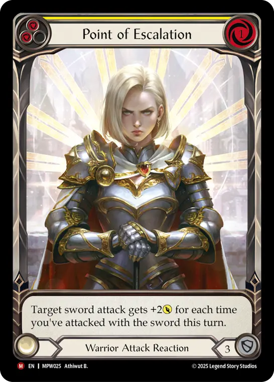 Point of Escalation, Mastery Pack Warrior MPW025, majestic