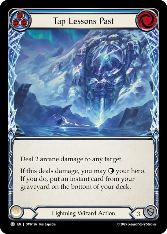 Tap Lessons Past, Omens of the Third Age OMN126, common